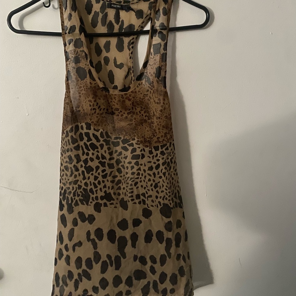Y2K Racerback Leopard Print - Picture 3 of 6